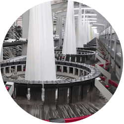 Công đoạn dệt bao của công ty sản xuất bao bì Dương Vinh Hoa
